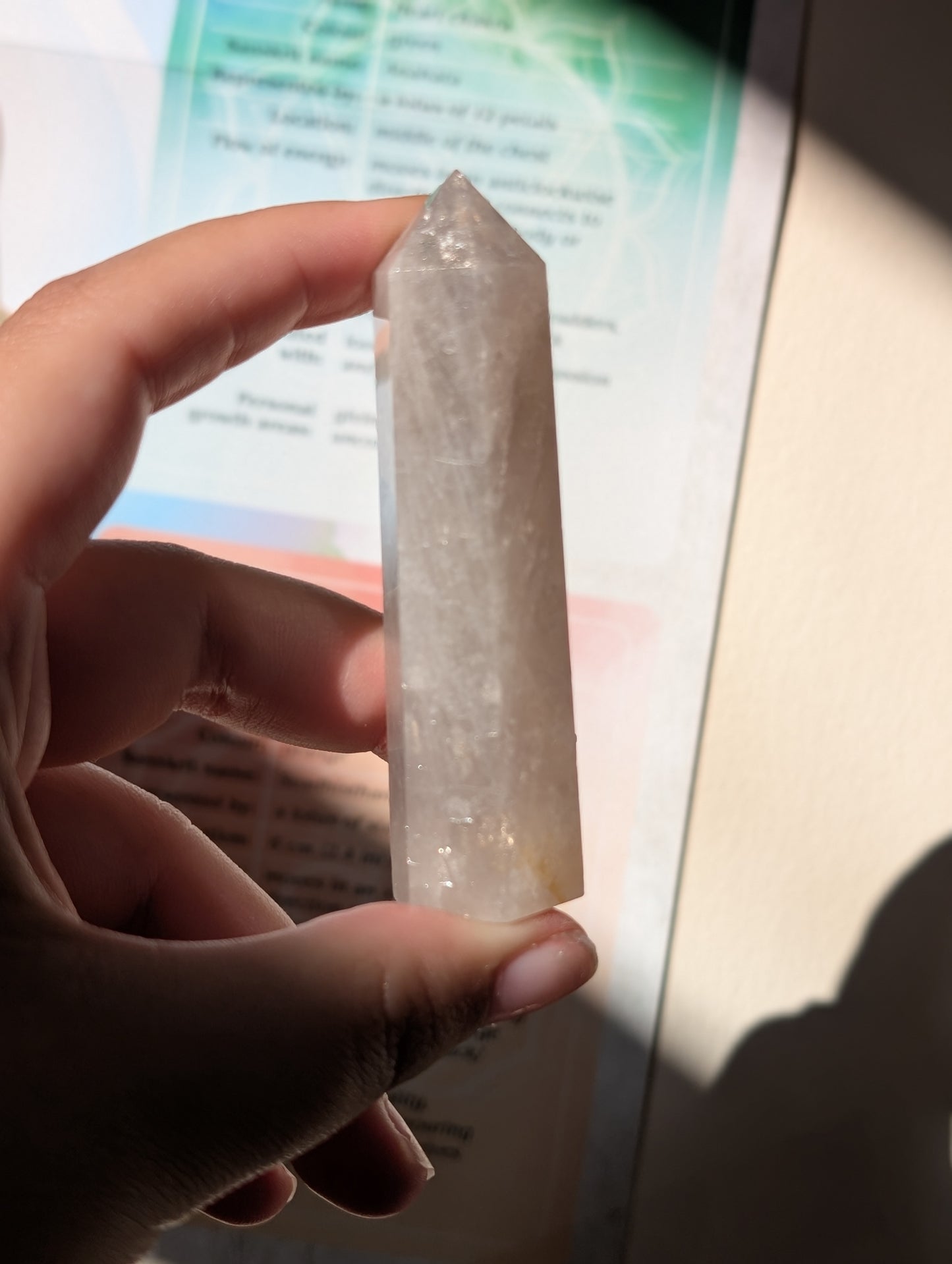 Blue Rose Quartz tower