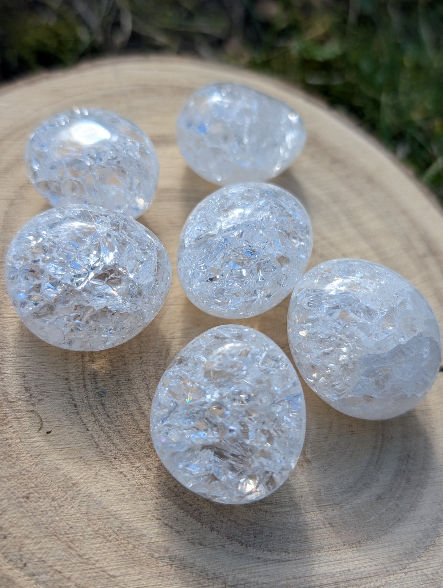 Crackle Quartz Tumbles