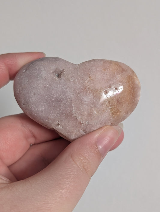 Pink Amethyst Heart