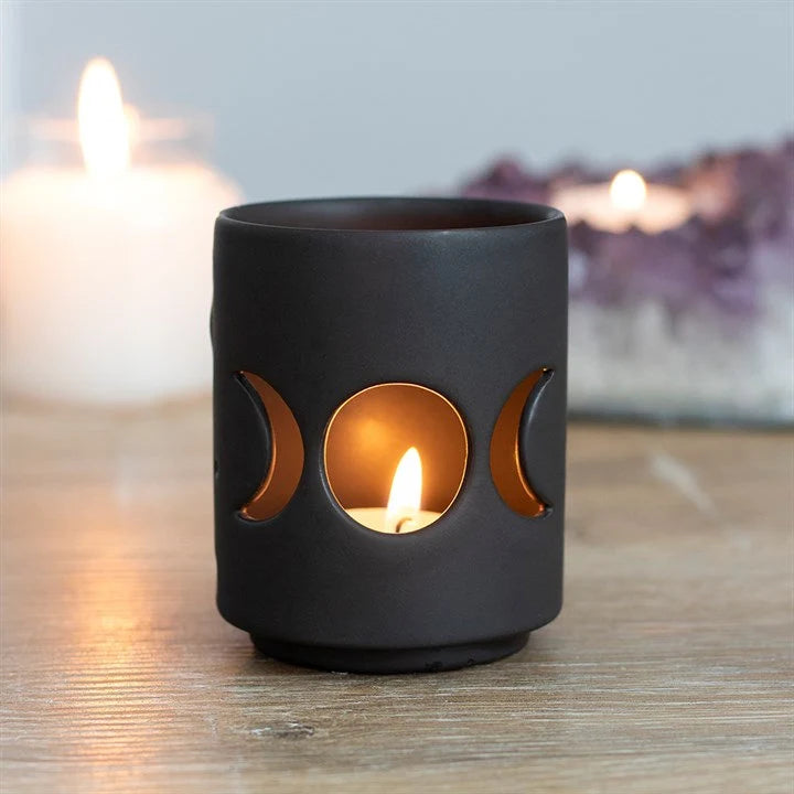 Triple Moon Candle Holder