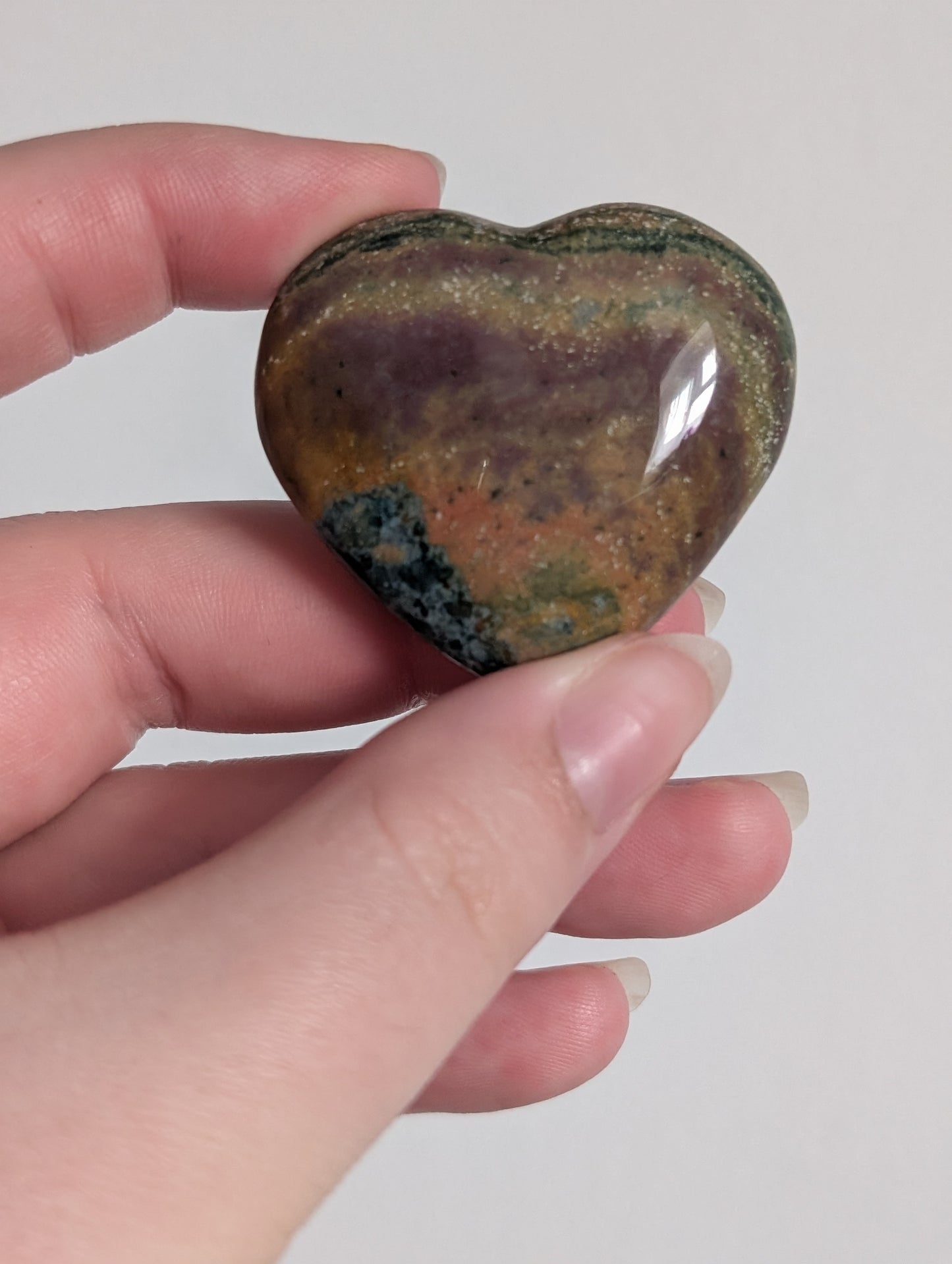 Ocean Jasper Heart