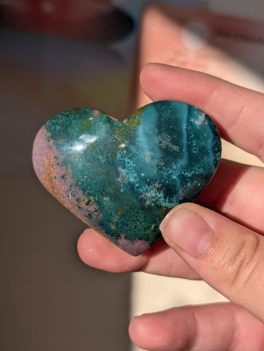 Ocean Jasper Heart