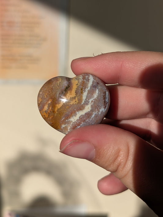Ocean Jasper Heart