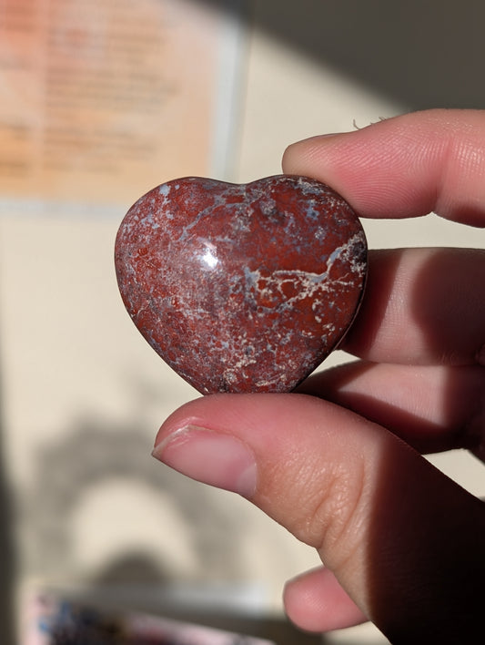 Ocean Jasper Heart