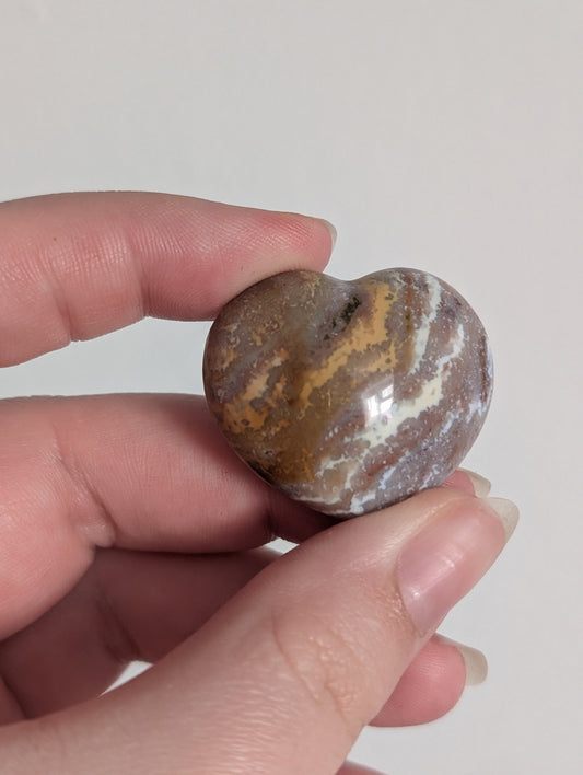 Ocean Jasper Heart